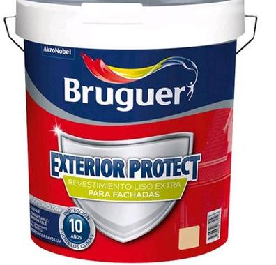 Pintura fachadas Exterior Protect Bruguer blanca 4 litros