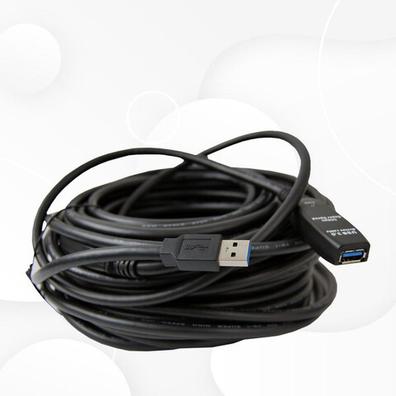 Alargador USB 3.0 RS PRO, con A. USB A Macho, con B. USB A Hembra, long.  10m, color Negro