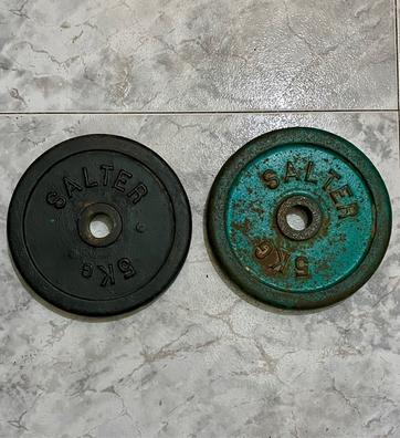 Discos caucho diámetro 28 mm. con agarre, (diferentes pesos, venta por  unidades).