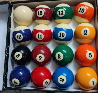 Bolas de billar Bolas de billar Juego De 16 bolas de billar 2-1/4 Billiard  Pool