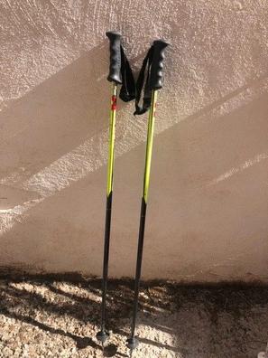 Wed'ze Alu Bastones de esquí 135 cm Amarillo