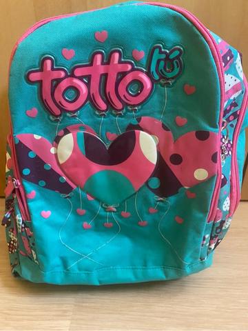 Mochila TOTTO ruedas CORAZONES TOTTO ruedas, mochila de CORAZON