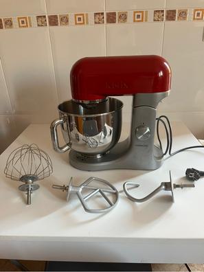 Robot de cocina  Kenwood kMix KMX750RD, Amasadora de repostería, 1000 W,  Bol de 5L, 6 Velocidades, Rojo