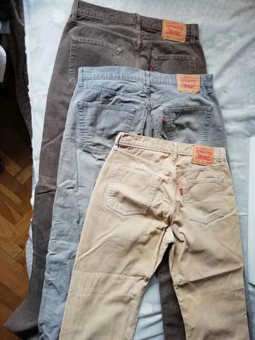 Pantalones levis de discount pana