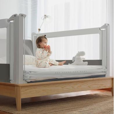 Barrera de cama Monkey Mum® Popular - 80 cm - gris claro :: Monkey Mum