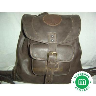 Mochila caza cuero hot sale