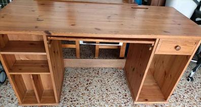  Mesa plegable de madera de pino para montar en la pared, mesa  de cocina y comedor, escritorio de computadora duradero : Todo lo demás