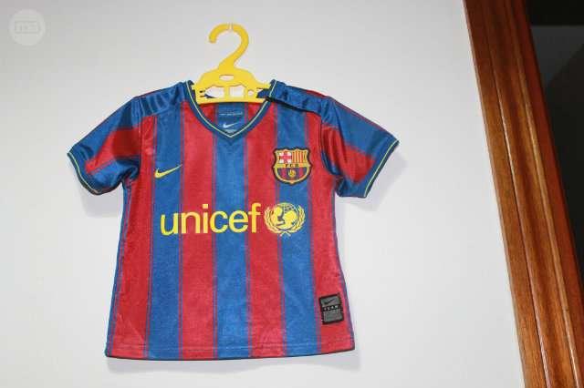 camiseta barcelona niño - Compra venta en todocoleccion