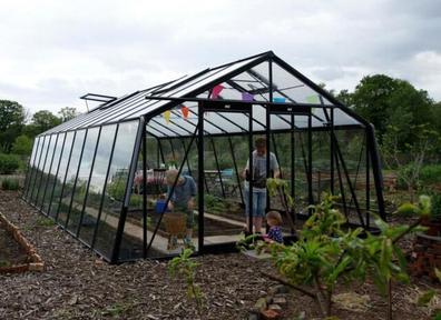 Invernadero de Jardín Exterior - 100 x 60 cm Aluminio / Policarbonato  Transparente [en.casa]®