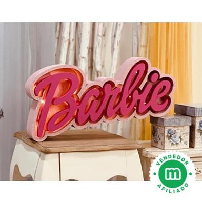 Caja de Luz Barbie Personalizada - Tu Fiesta Mola Mazo