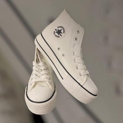 Converse doble suela blancas altas on sale