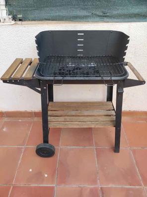 Rejilla grill parrilla hierro fundido cuadrada 60x40 cm maciza barbacoa BBQ  asado gas leña carbón