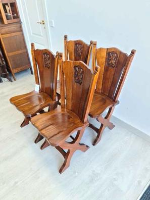 Sillas madera rusticas Muebles de segunda mano baratos | Milanuncios