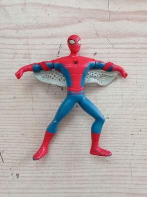 Muñeco Spiderman Hombre Araña Iron Spider Con Patas 30cm Luz