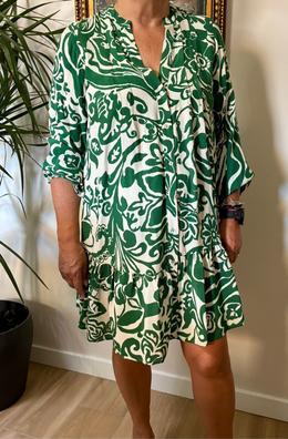 Vestido largo estampado floral zara de segunda mano para mujer