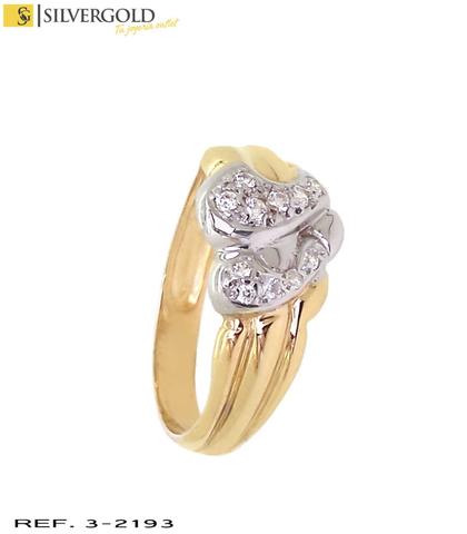 Milanuncios Anillo oro bicolor 18Kt