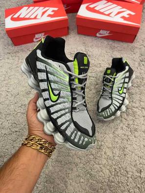 Milanuncios zapatillas Nike shox TL gris verde