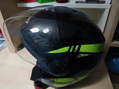 Casco moto amarillo online fosforito