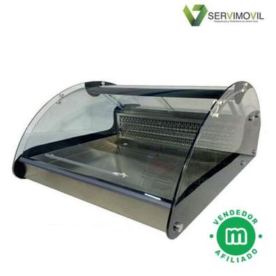 Mod. VED-8-15-R Vitrina expositora frigorifica cristal recto