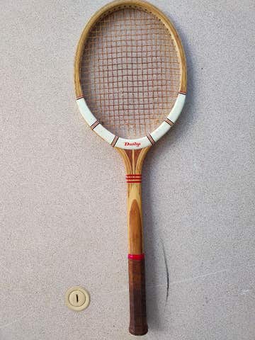 antigua raqueta de tenis de madera marca montan - Compra venta en