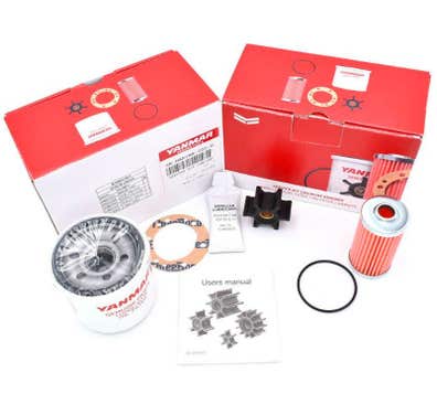 Kit Entretien Moteur Bateau Kit De Maintenance Moteur Diesel Yanmar Marine - Pour 2GM, 3GM, 2QM15, 3GMD - Filtres Et Joints Kit Entretien Moteur Yanmar Marine