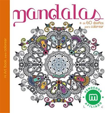 Pack : Libro de Colorear Mandalas v.1 y Rotuladores