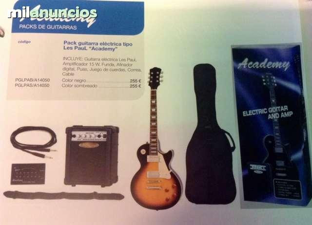 capturar Lectura cuidadosa Retirado Milanuncios - pack guitarra electrica tipo Les Paul