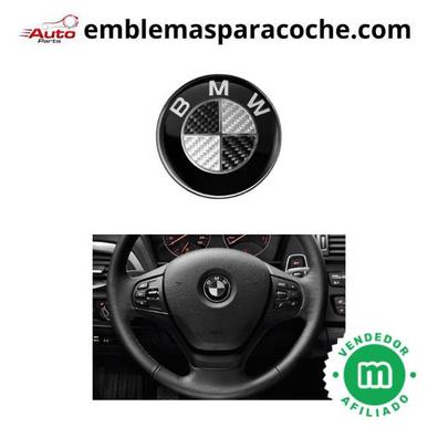 Emblema bmw en fibra de carbono Coches, motos y motor de segunda mano,  ocasión y km0