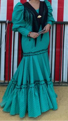 Disfraz de Flamenca Verde con lunares para mujer