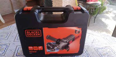 Black & Decker BEG010-QS Mini Amoladora 710W 115mm 12.000RPM con Empuñadura  Lateral