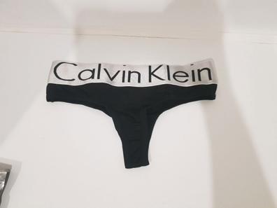 Calvin Klein Mujer Braguita Brasileña con Encaje, Negro (Black), XS:  : Moda