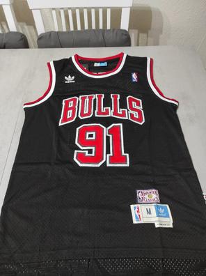 Camiseta rodman bulls online negra