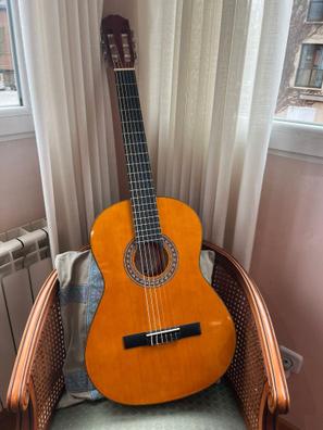MAX SoloArt Guitarra clasica con cuerdas de nailon para Principiantes  Adultos - guitarra flamenca con Funda, Afinador, Púa, Correa y Accesorios 