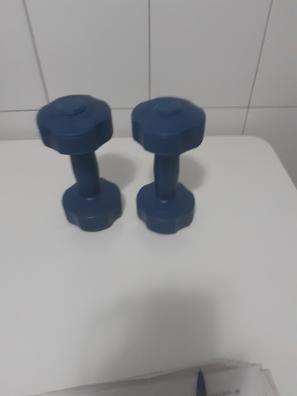 2 Discos pesas 5kg 28mm de segunda mano por 1 EUR en Valencia en WALLAPOP