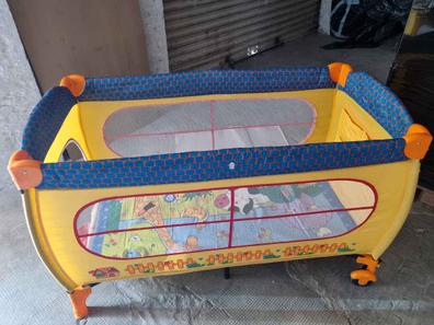 Cuna portátil plegable con cesta de almacenamiento, para recién nacido,  para poner junto a la cama, fácil apertura lateral, con bolsa de viaje