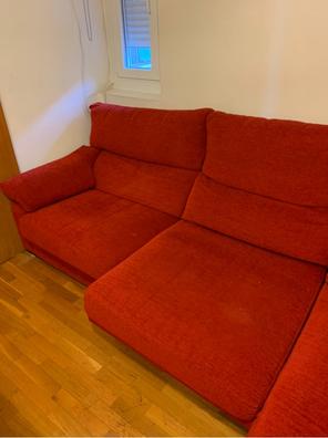 Sofa con cheslong rojo Sofás, sillones y sillas de segunda mano baratos |  Milanuncios