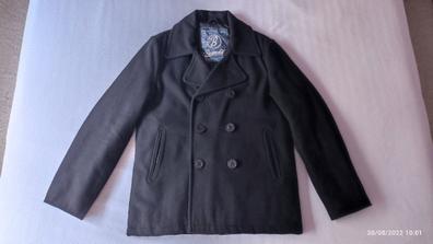 Brandit Chaquetas militares Pea Coat Negro - textil Abrigos Hombre