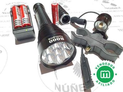 LED Caza Antorcha Linterna Luz de rifle para caza Búsqueda 1000 metros Kit  T70