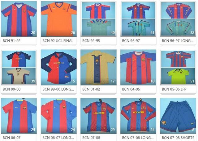 Camiseta retro online barcelona