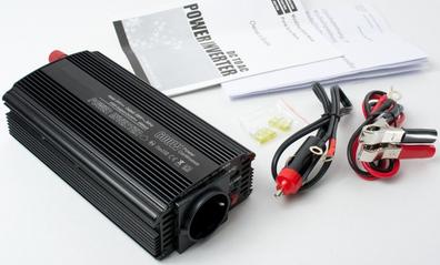 Inversor de corriente 1200 W 12V 24V DC a 110V/220V AC Convertidor de  salida inversor de coche con control de puerto USB y ventiladores de