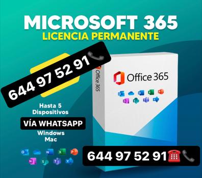 Microsoft office 2021 licencia permanente windows 11 de segunda mano