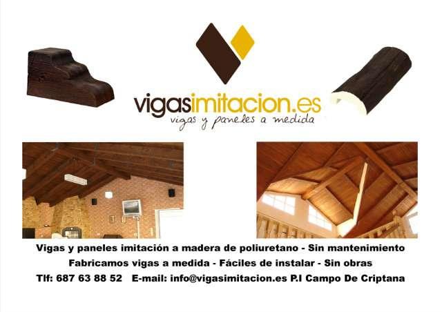 Milanuncios - vigas imitación madera