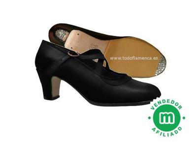 Segunda vida - Zapatos Flamenco Yebra Mujer/Niña sin clavos negro - MUY  BUENO