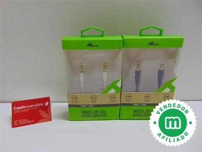 CABLE ALARGADOR AUDIO JACK 3,5mm (macho - hembra) AURICULARES 2.70