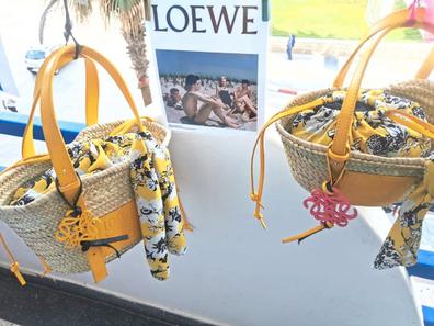 Milanuncios - BOLSO DE RAFIA LOEWE CESTA CAPAZO