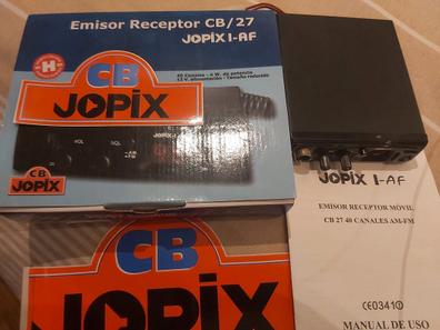 JOPIX PT31 Emisora móvil VHF Negro CB/27 Mhz multinorma. Transceptor tamaño  compacto : : Electrónica