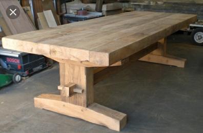 Patas mueble realizadas en madera de pino sin barnizar de 105 mm