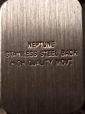 Reloj neptune best sale stainless steel back