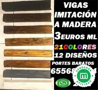 VIGAS RÚSTICAS DE MADERA MACIZA ENVEJECIDA - 5 m de largo - 16 x 12 cm de  grosor - RUSTICOS Y MADERA