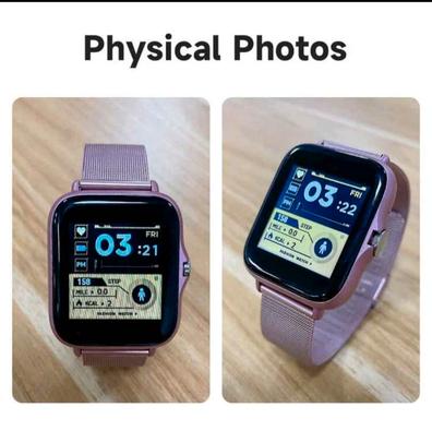 Pulsera milanesa para Fitbit Versa 4, oro rosa - Comprar online